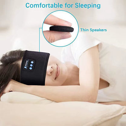 Wireless Bluetooth Headband with Built-in Earphones – Sports, Sleep & Music Eye Mask