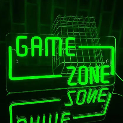 Game Zone Neon Signs LED Neon Light Sign Light up Neon Signs for Wall Decor Bedroom Game Room Led Signs Gamer Gifts for Gamer