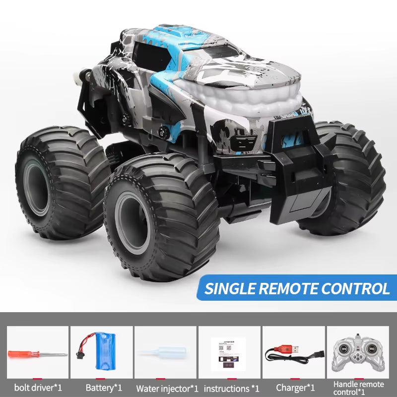 360 Degrees Rotary Dual RC Cars Toys for Boys High Speed Rocking Spray Off-Road Stunt Dance Electric Vehicle Kids Gift