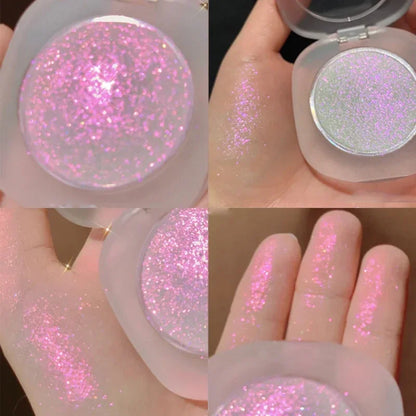 Diamond Glitter Mashed Potatoes Highlighter Diamond Highlighter Makeup Gel Face and Body Brighten Glitter Natural Contour Makeup