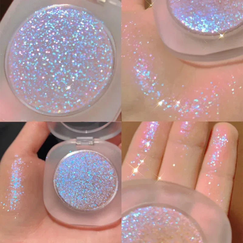 Diamond Glitter Mashed Potatoes Highlighter Diamond Highlighter Makeup Gel Face and Body Brighten Glitter Natural Contour Makeup
