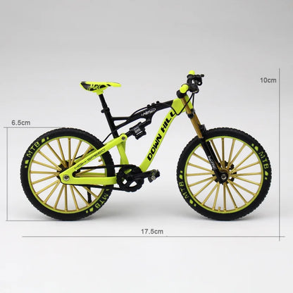 1:10 Mini Model Alloy Bicycle Toy Finger Mountain Bike Pocket Diecast Simulation Metal Racing Funny Kids Toys for Children Z6