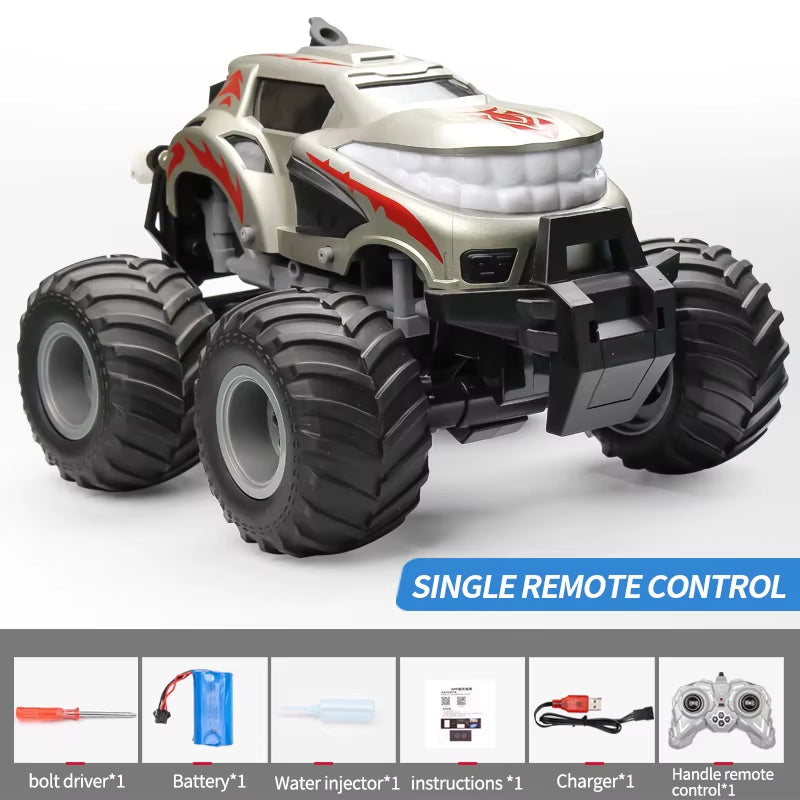 360 Degrees Rotary Dual RC Cars Toys for Boys High Speed Rocking Spray Off-Road Stunt Dance Electric Vehicle Kids Gift