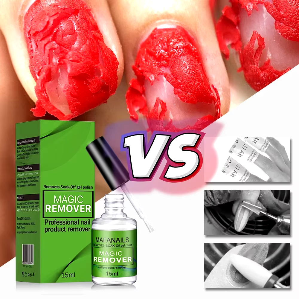 15Ml Magic Remover Nail Gel Polish Remover UV Gel Polish Fast Remove Semi Permanent Varnish Polish Cancel Glue 15&Ml
