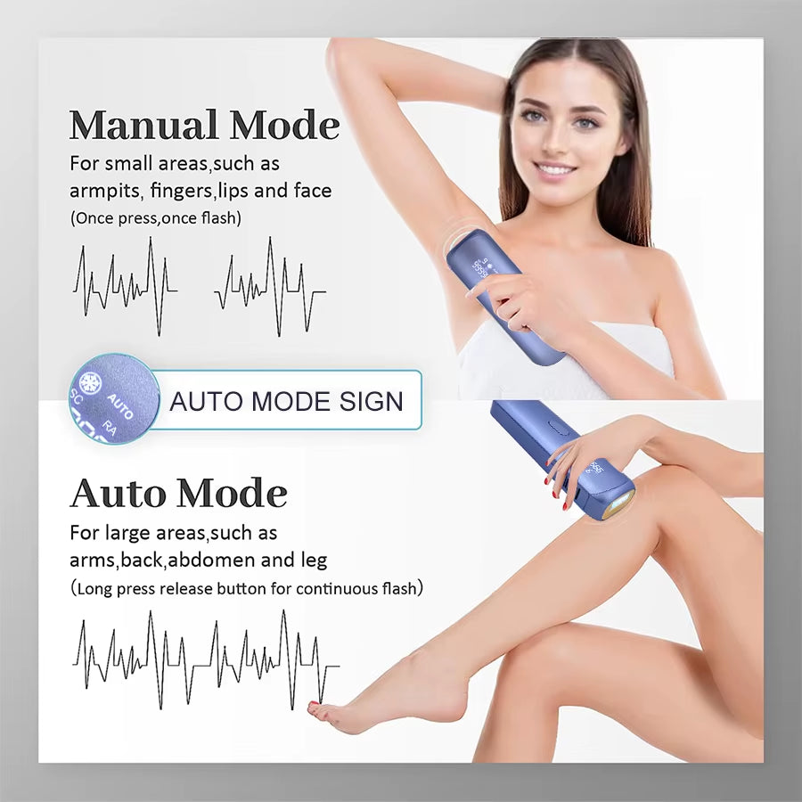3In1 Portable Laser Hair Removal for Women Cooling Rejuvenation Acne Remove Permanent Bikini Trimmer Free Shipping IPL Epfilator