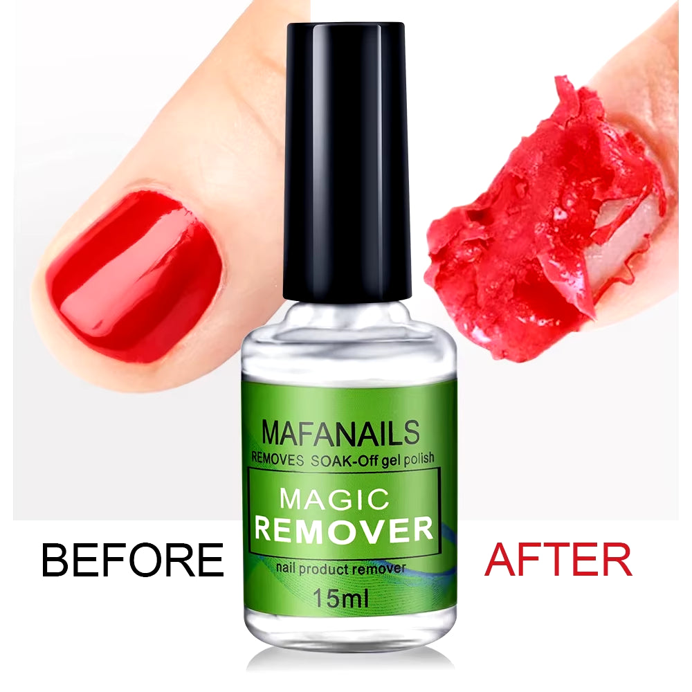 15Ml Magic Remover Nail Gel Polish Remover UV Gel Polish Fast Remove Semi Permanent Varnish Polish Cancel Glue 15&Ml