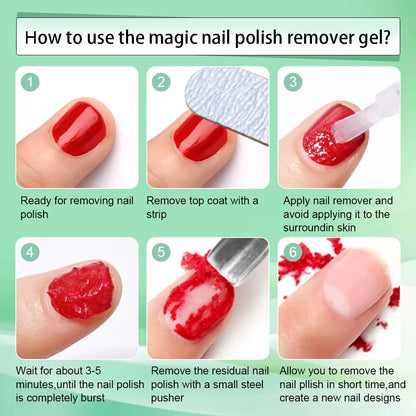 15Ml Magic Remover Nail Gel Polish Remover UV Gel Polish Fast Remove Semi Permanent Varnish Polish Cancel Glue 15&Ml