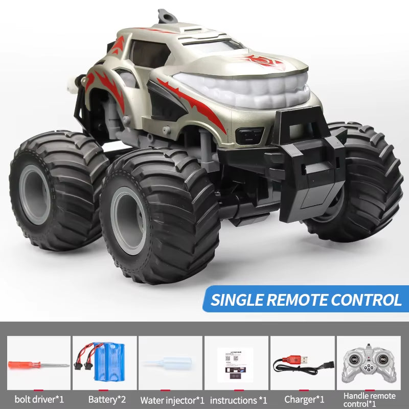 360 Degrees Rotary Dual RC Cars Toys for Boys High Speed Rocking Spray Off-Road Stunt Dance Electric Vehicle Kids Gift
