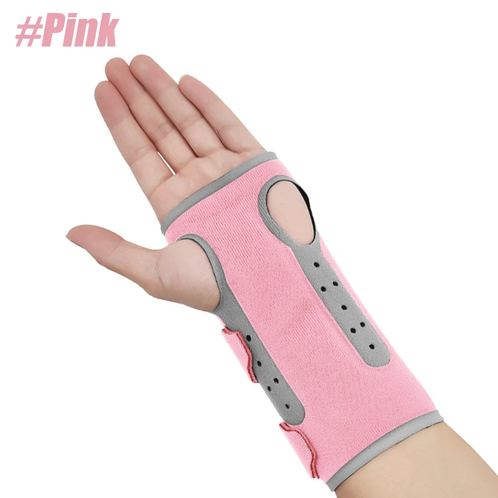 Wrist Brace for Carpal Tunnel, Adjustable Night Wrist Support with Splints,Hand Support for Arthritis,Tendonitis,Sprain,Injuries