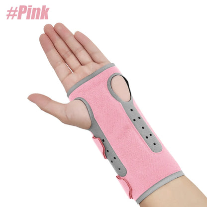 Wrist Brace for Carpal Tunnel, Adjustable Night Wrist Support with Splints,Hand Support for Arthritis,Tendonitis,Sprain,Injuries