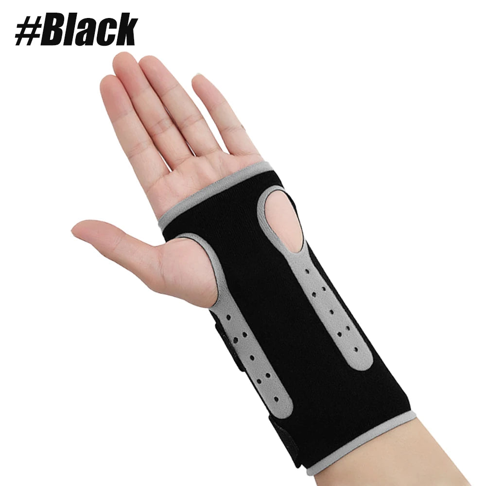 Wrist Brace for Carpal Tunnel, Adjustable Night Wrist Support with Splints,Hand Support for Arthritis,Tendonitis,Sprain,Injuries