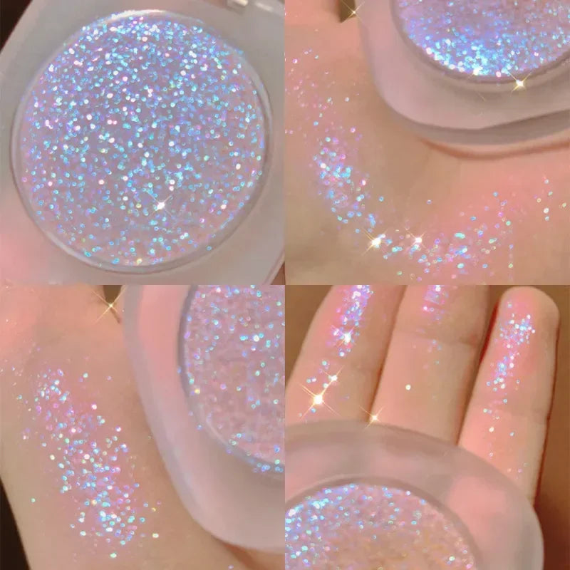 Diamond Glitter Mashed Potatoes Highlighter Diamond Highlighter Makeup Gel Face and Body Brighten Glitter Natural Contour Makeup