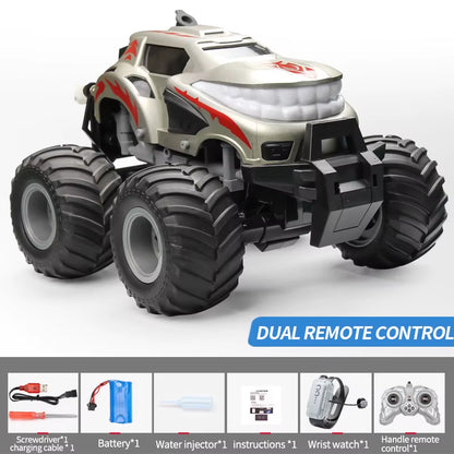 360 Degrees Rotary Dual RC Cars Toys for Boys High Speed Rocking Spray Off-Road Stunt Dance Electric Vehicle Kids Gift