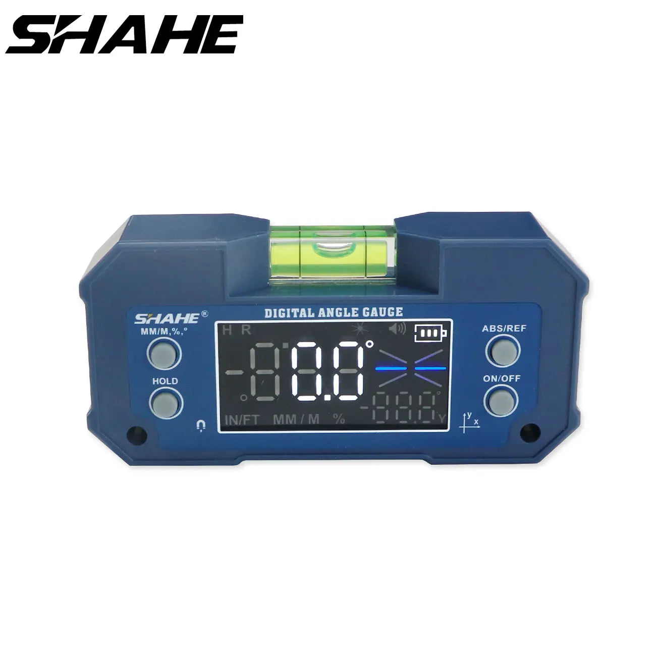 MINI Magnetic Level Gauge Inclinometer Rechargable Angle Protractor Dual Axis Digital Angle Finder with Level Bubble