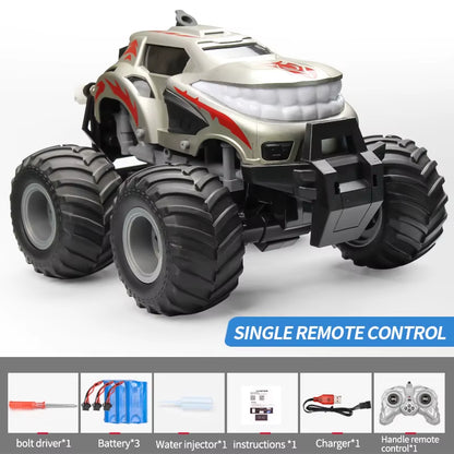 360 Degrees Rotary Dual RC Cars Toys for Boys High Speed Rocking Spray Off-Road Stunt Dance Electric Vehicle Kids Gift