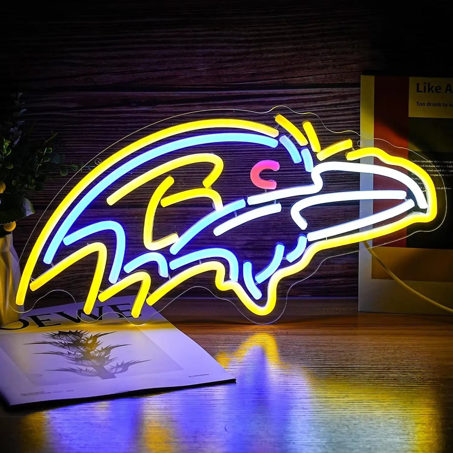Eagle Neon Sign LED Neon Light Sign USB Powered for Bedroom Bar Party Wall Decor Gift