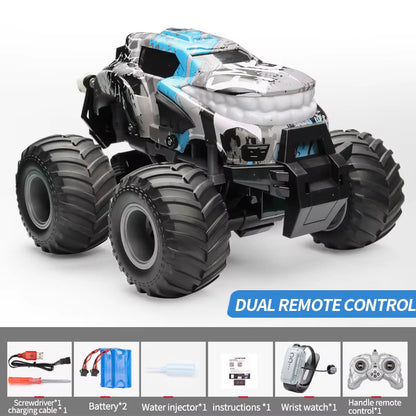360 Degrees Rotary Dual RC Cars Toys for Boys High Speed Rocking Spray Off-Road Stunt Dance Electric Vehicle Kids Gift