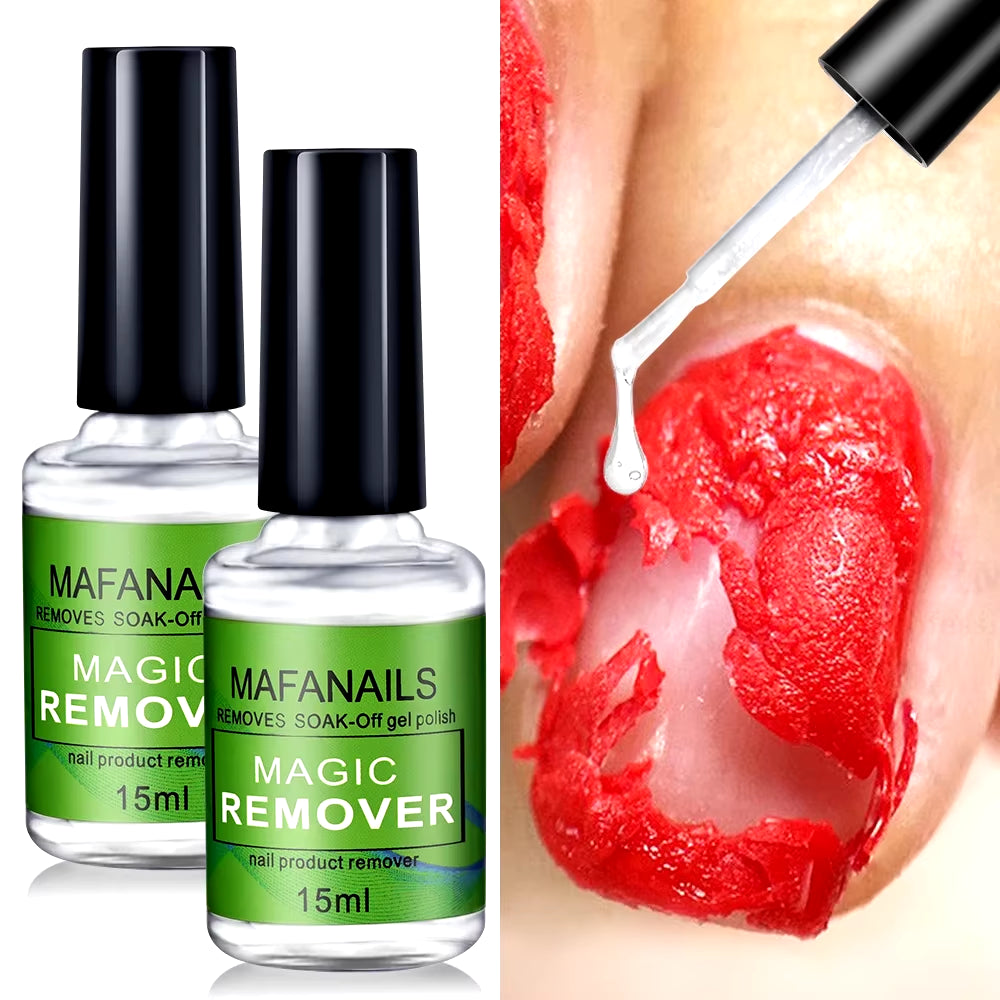 15Ml Magic Remover Nail Gel Polish Remover UV Gel Polish Fast Remove Semi Permanent Varnish Polish Cancel Glue 15&Ml