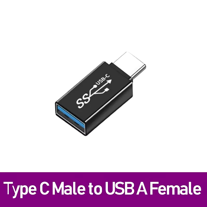 Universal USB 3.0 OTG Type C Adapter USB C Male to USB-A Male Female Converter for Macbook Huawei Samsung Xiaomi Ipad Connector